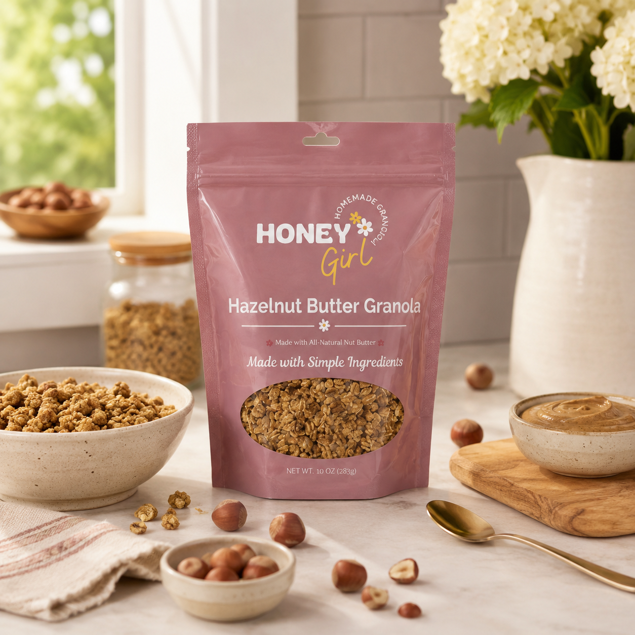 Hazelnut Butter Granola